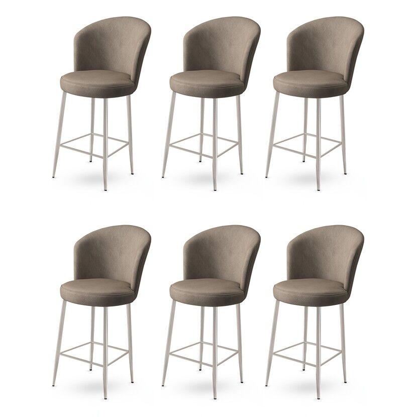 Комплет барски столчиња Hanah Home Alte, 6 парчиња, беж