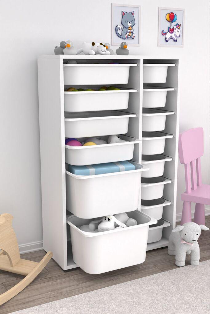 Комода Hanah Home за повеќекратна употреба Rine 2D4K8U, 69,5 x 30 x 109 см, даб