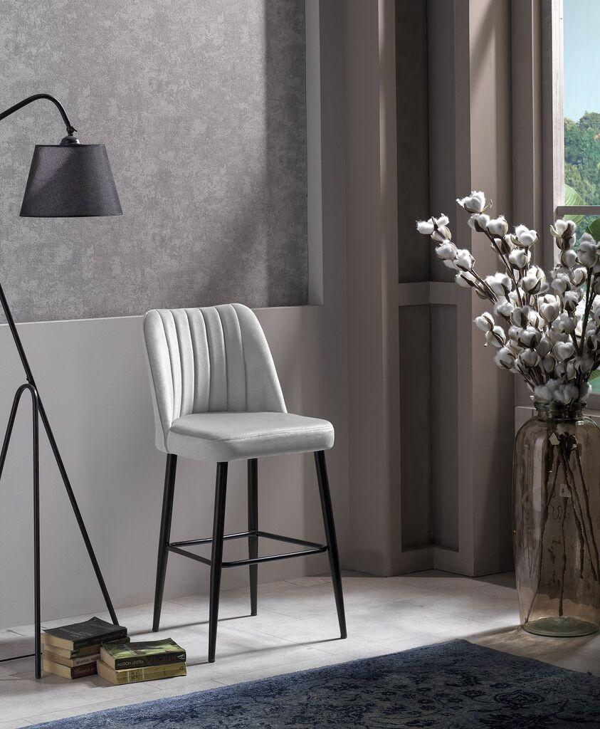 Комплет барски столчиња Hanah Home Vento, 4 парчиња, сива