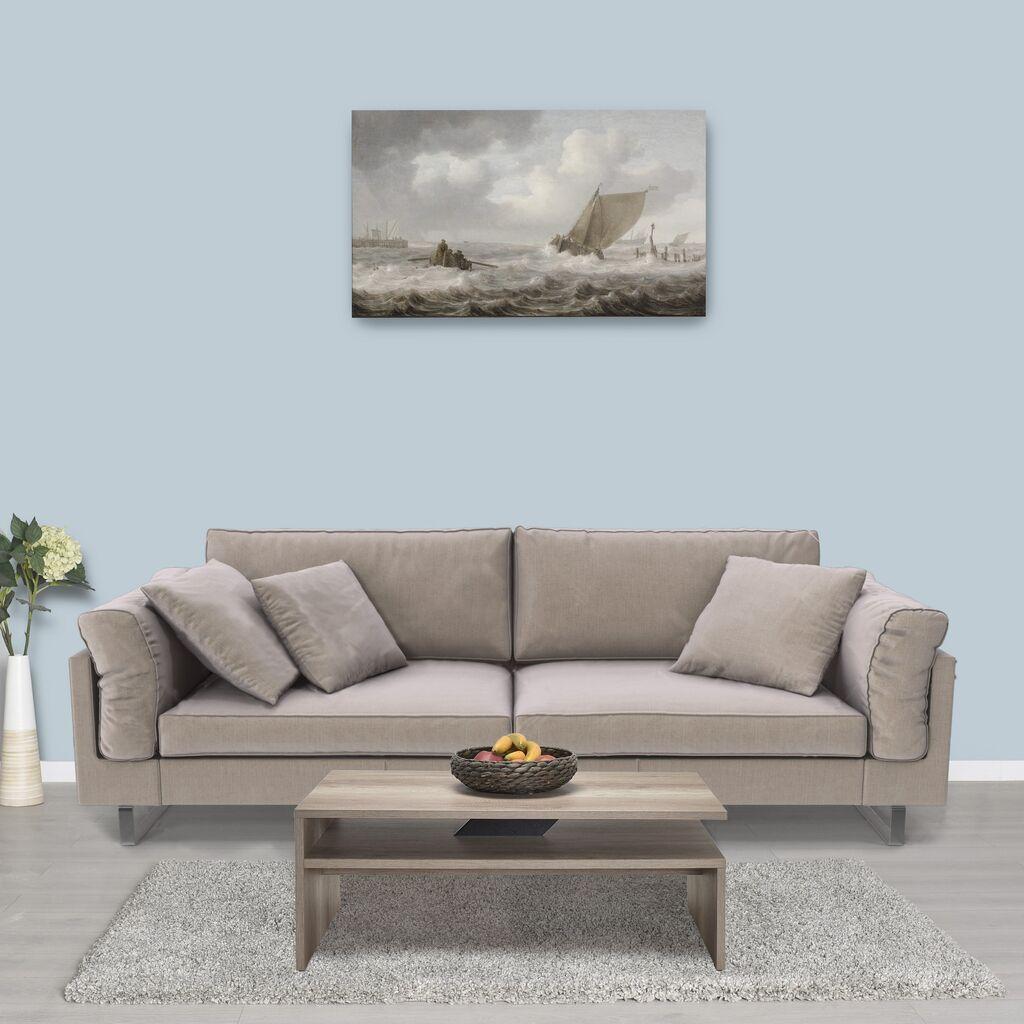 Маса Hanah Home Club Shp-645-Dd-1, 110x42x65 см, бела