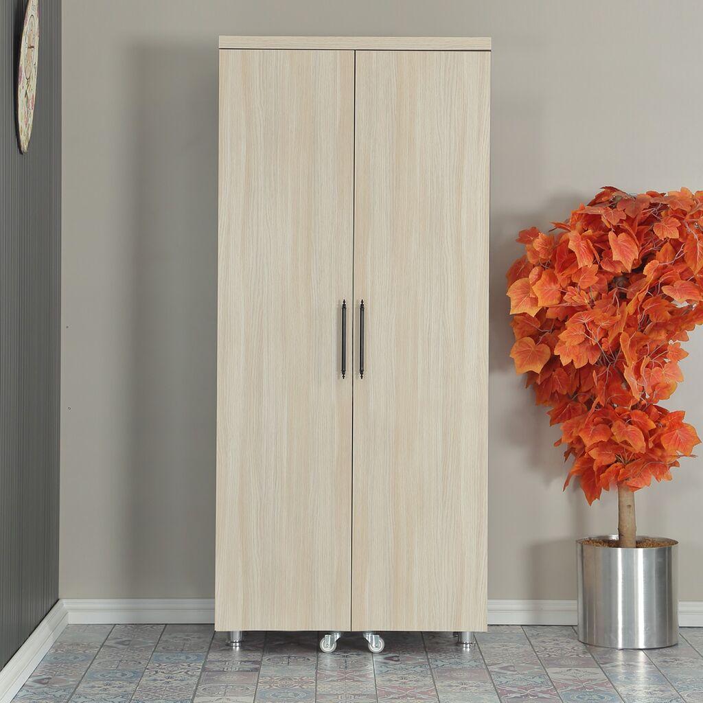 Hanah Home повеќенаменски шкаф Guzzo, 80 x 180 x 42 см, даб