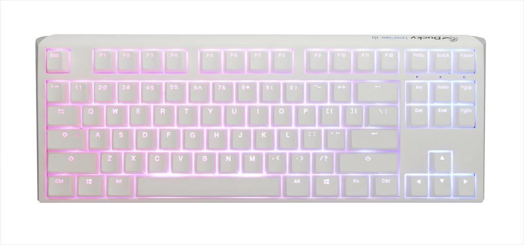 Ducky Механичка тастатура ONE 3 CLASSIC PURE WHITE RGB TKL PBT Double-shot keycaps HOT-SWAPPABLE Cherry MX Speed Silver, DKON2187ST-PUSPDPWWWSC1