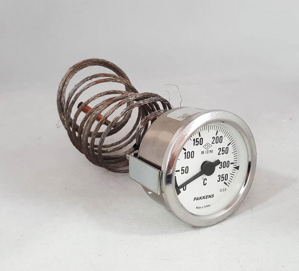 Alfa Electric Термометар со капилара 2m, 0–350°C, округол вграден