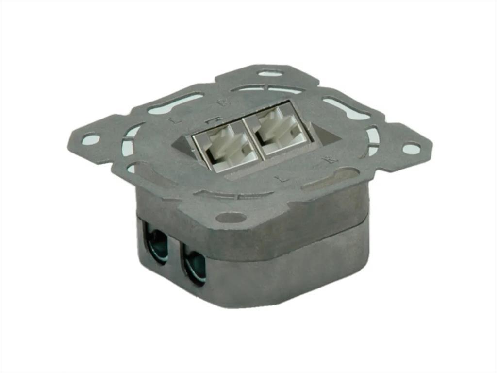 Secomp Зиден мрежен конектор Cat6A STP, 2 port