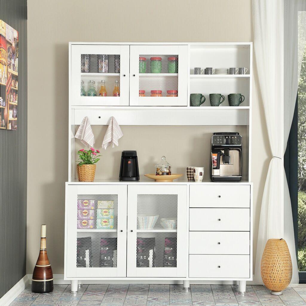 Комода Hanah Home за повеќекратна употреба Grano 140, 140 x 187 x 40 см, Антрацит