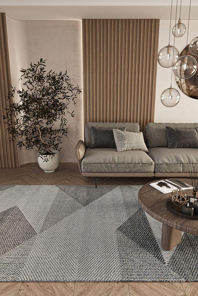 Conceptum Hypnose Carpet Elite 08, 80x150 cm, Сив