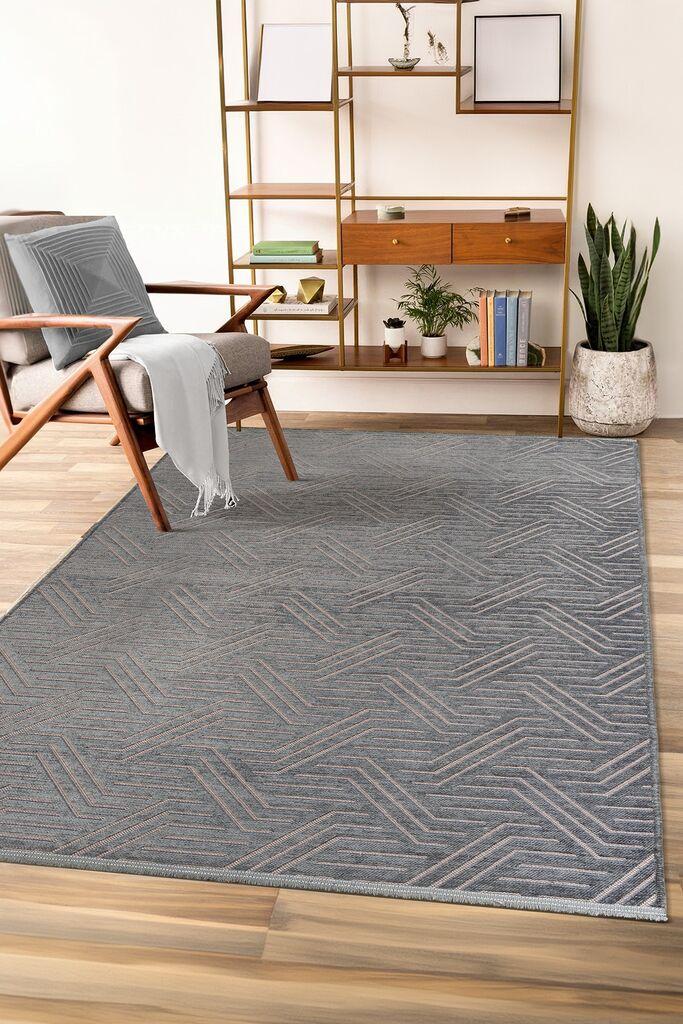 Conceptum Hypnose Carpet Ada, 80x100 cm, темно сива боја