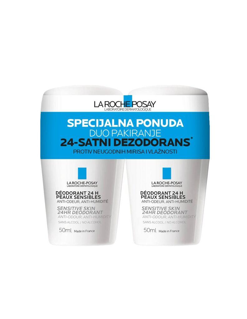 La Roche Posay дезодоранс, 24 часа, 2 парчиња