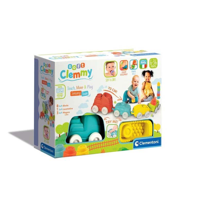 CLEMENTONI Baby Train Сензорен Воз (12+)