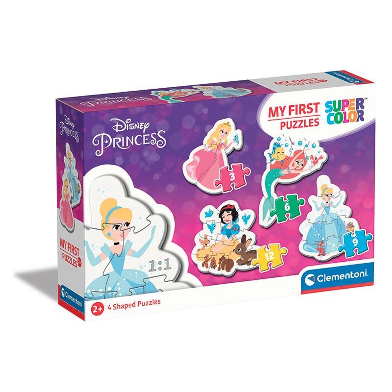 CLEMENTONI Children Puzzle " Disney Princess" Сложувалка 3-6-9-12 Парчиња(2+)