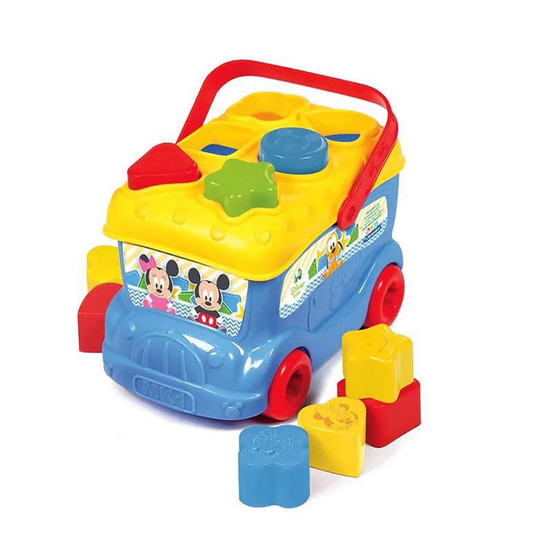 CLEMENTONI Disney Baby "Mickey" Автобус за Сортирање (10М+)