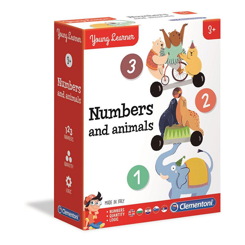 CLEMENTONI "Numbers And Animals" Едукативен Сет (3г+)