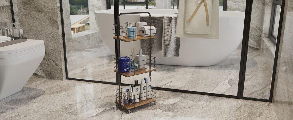 Организатор за бања Hermia SG015-B, црна