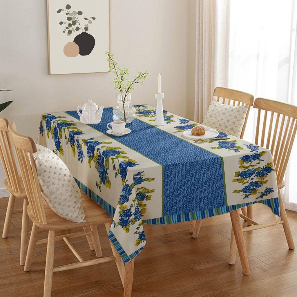 Чаршаф за маса Хермија Asr-tblclt25- 17, 140x140 см, шарен