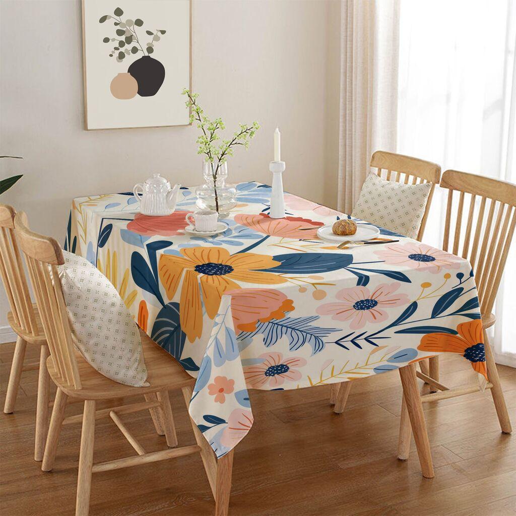 Чаршаф за маса Хермија Asr-tblclt25- 31, 140x140 см, шарен