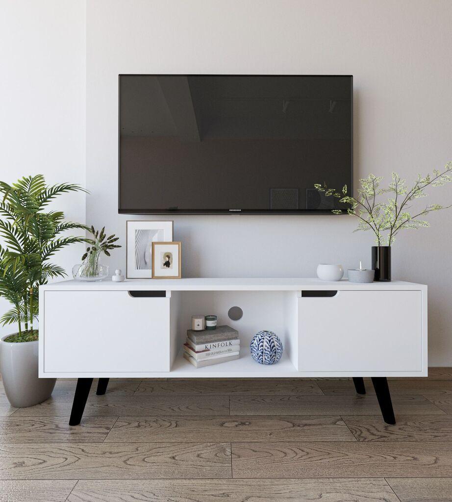 Комода за ТВ Hanah Home Sienna, бела,