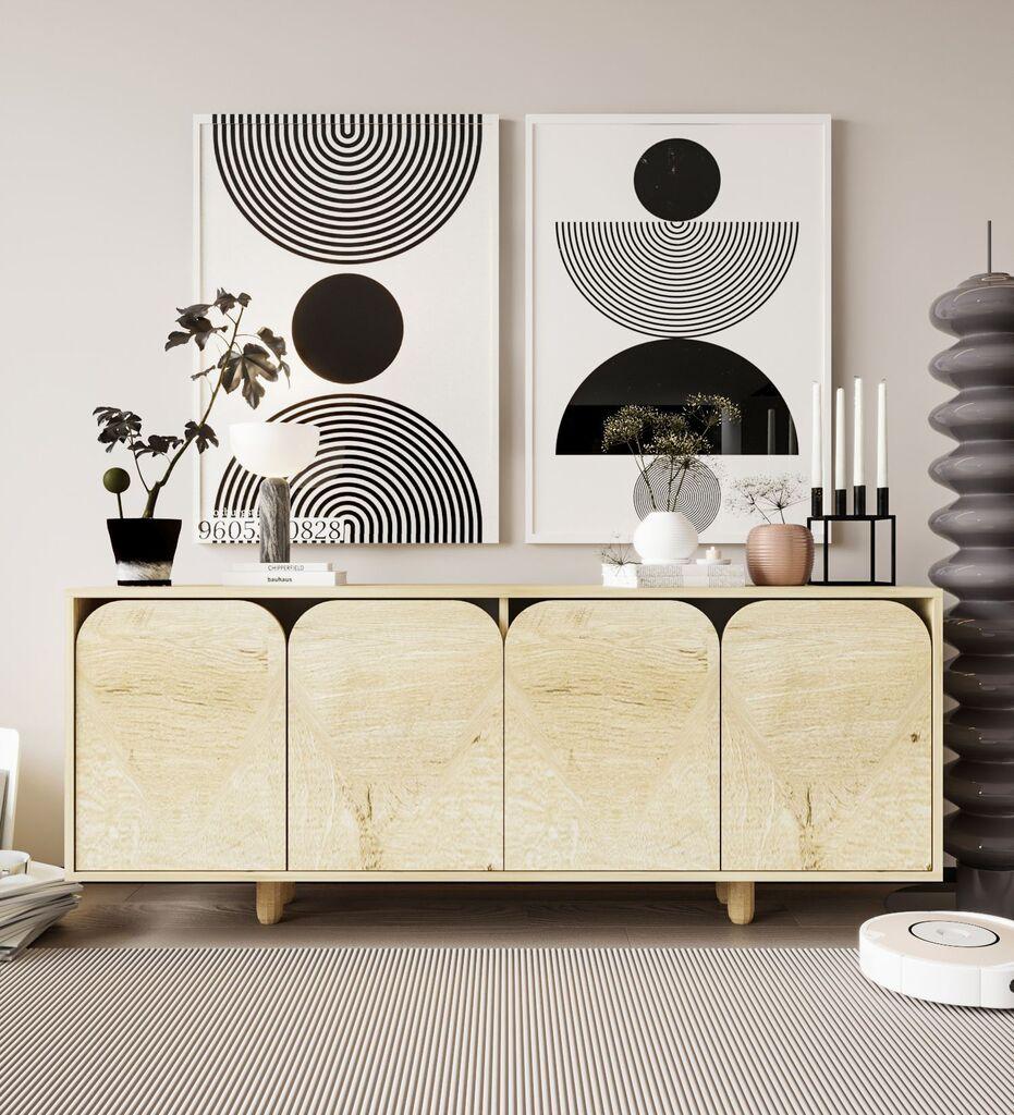 Hanah Home Комода Lazio Bohem 180, Oak