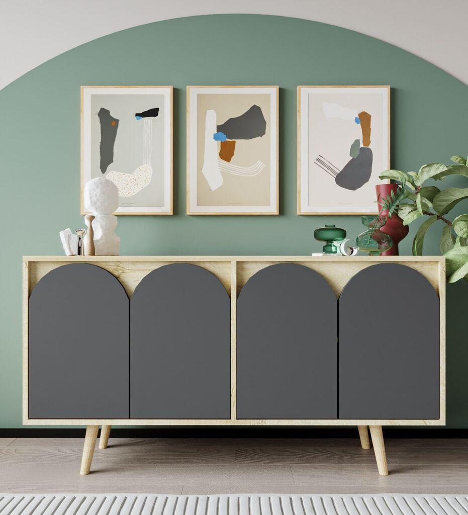 Комода Hanah Home Venezia 150, Антрацит