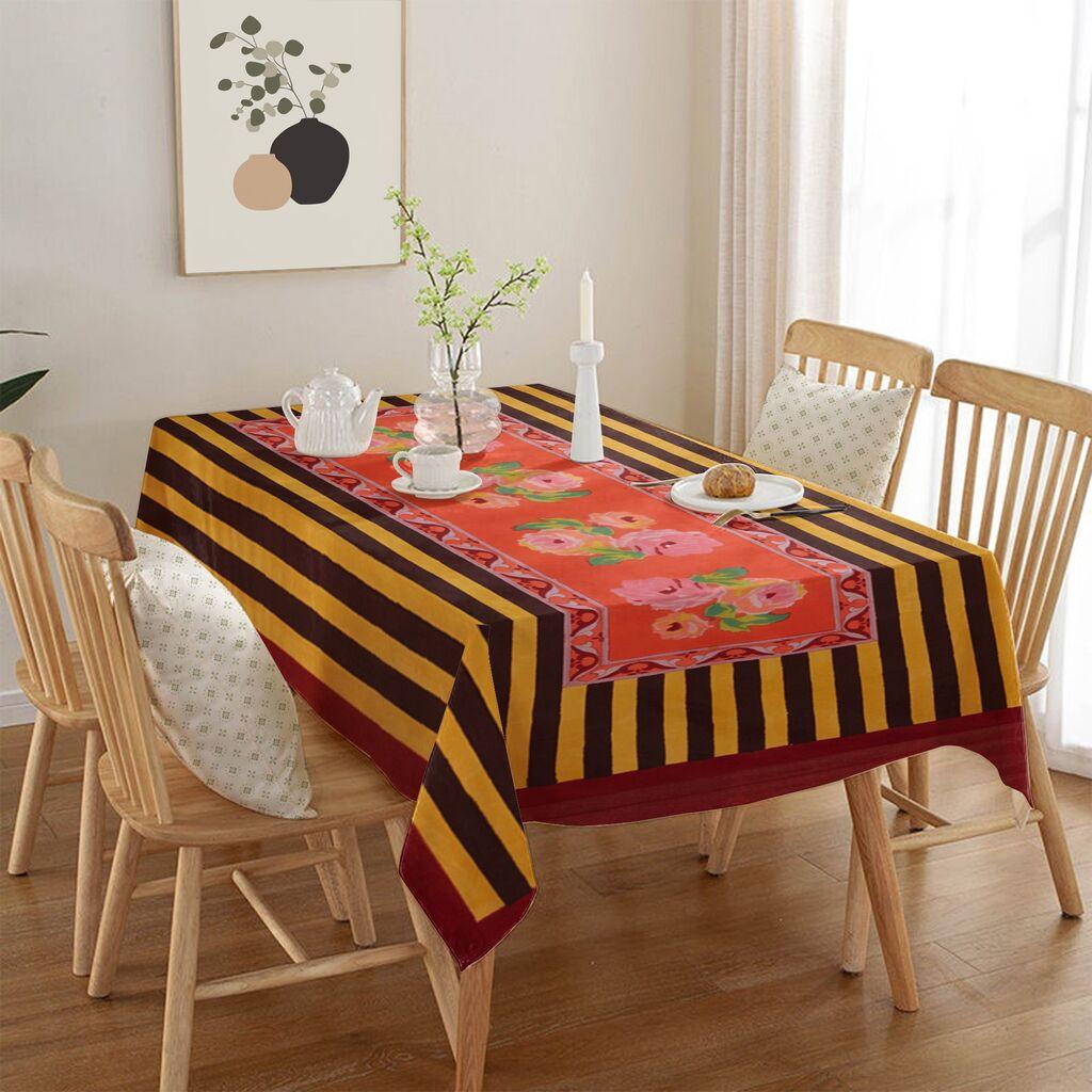 Чаршаф за маса Хермија Asr-tblclt25-7, 140x220 см, шарен