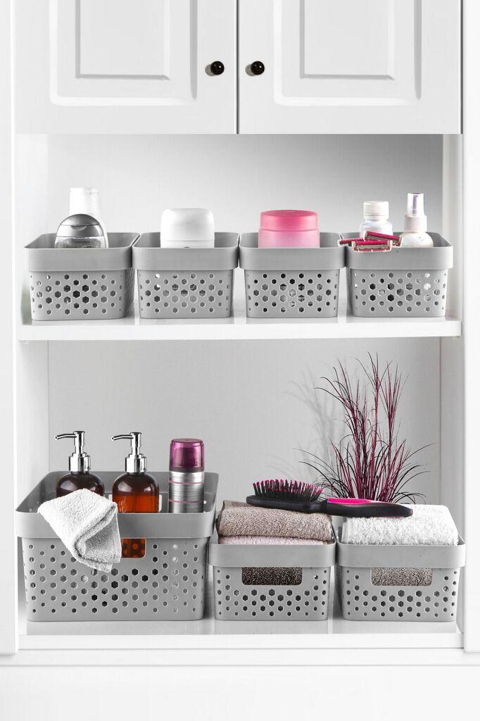 Комплет корпи за складирање Hermia PNTDZ-1-7, сива