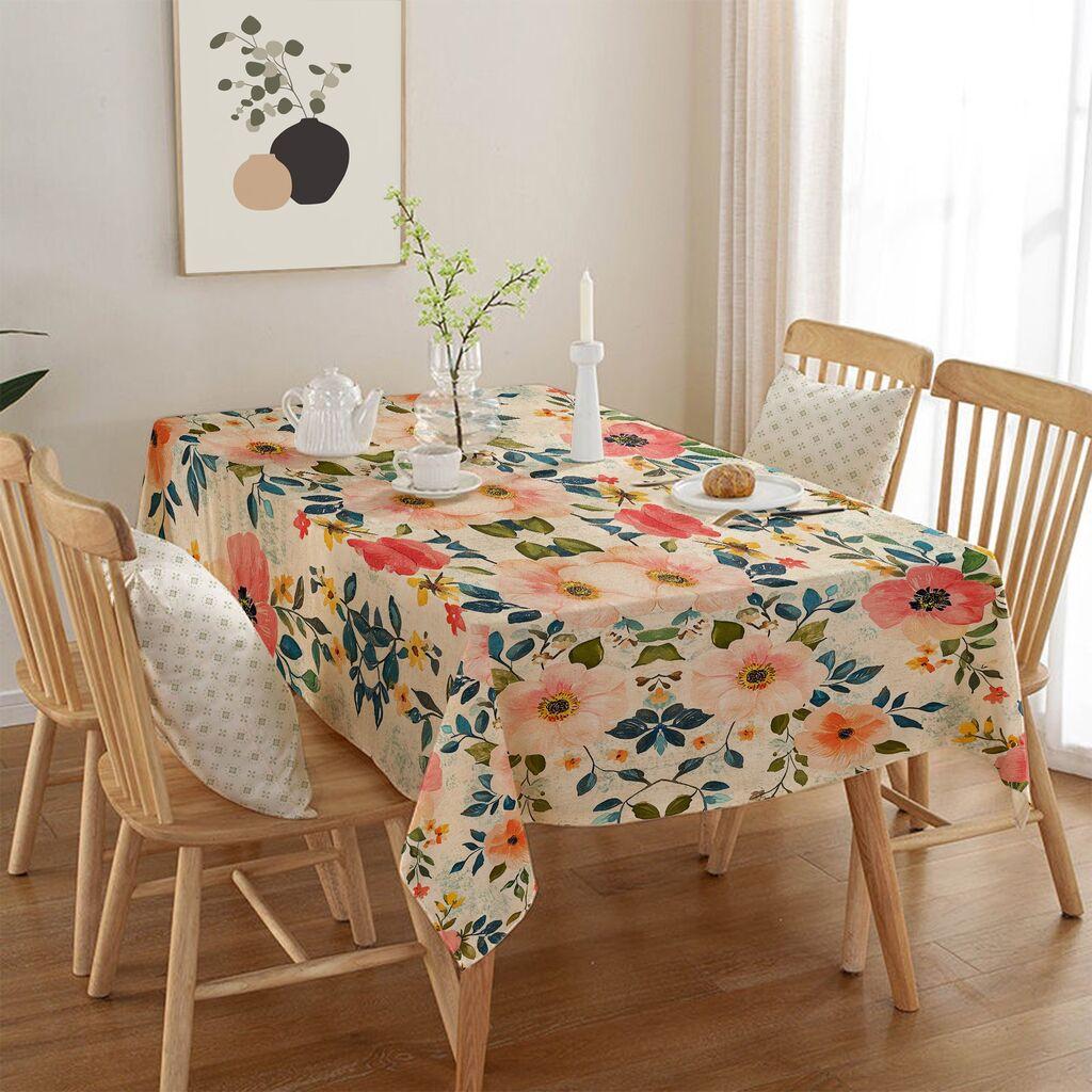 Чаршаф за маса Хермија Asr-tblclt25- 27, 140x140 см, шарен