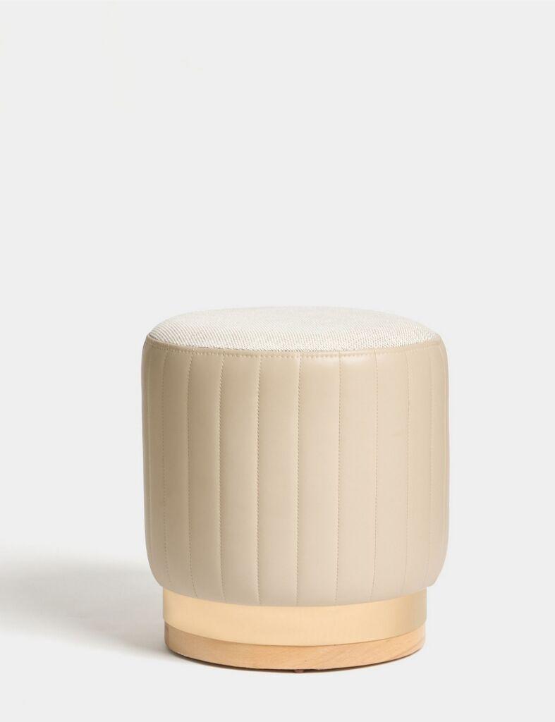 Atelier del Sofa Tabure Nordica, крем