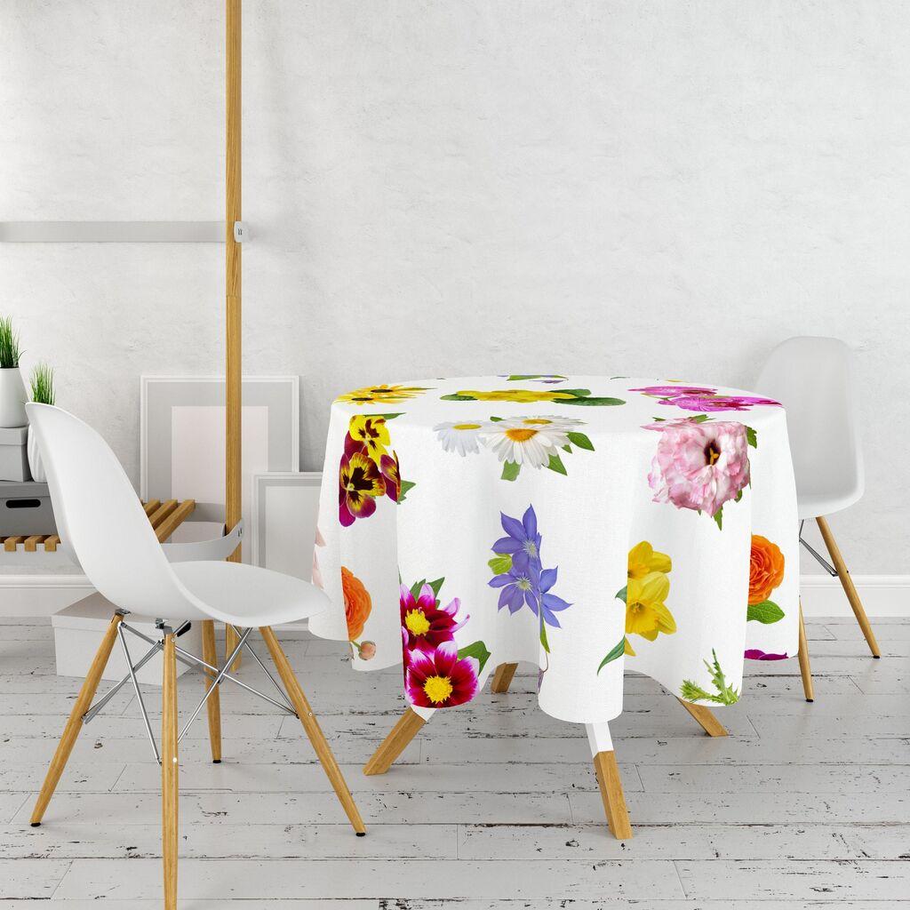 Чаршаф за маса Hermia 22, 160 см, шарен