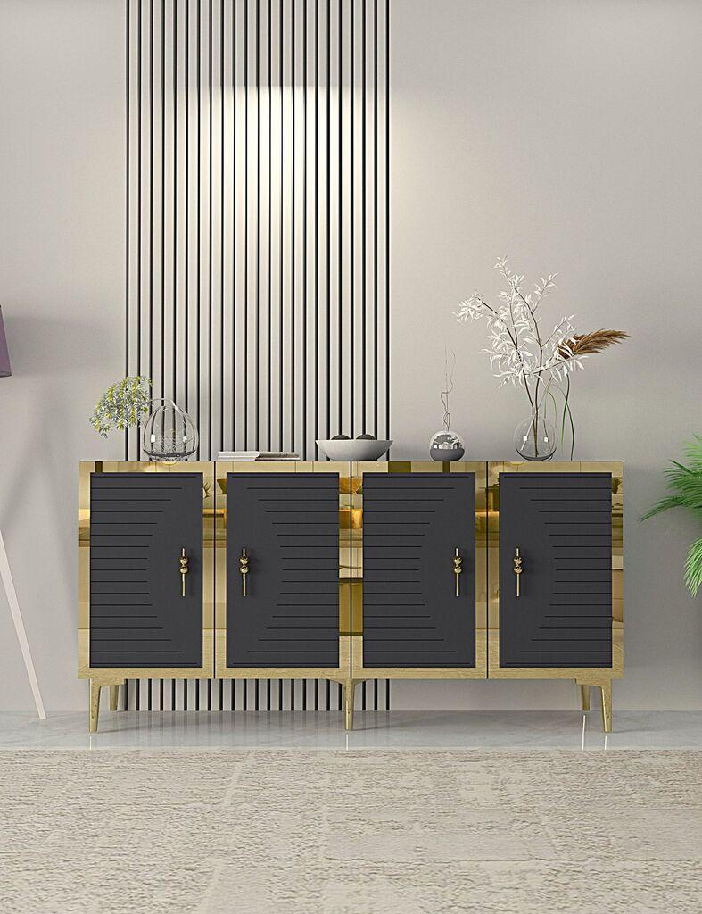 Комода „Хана Хоум" од туна, антрацит