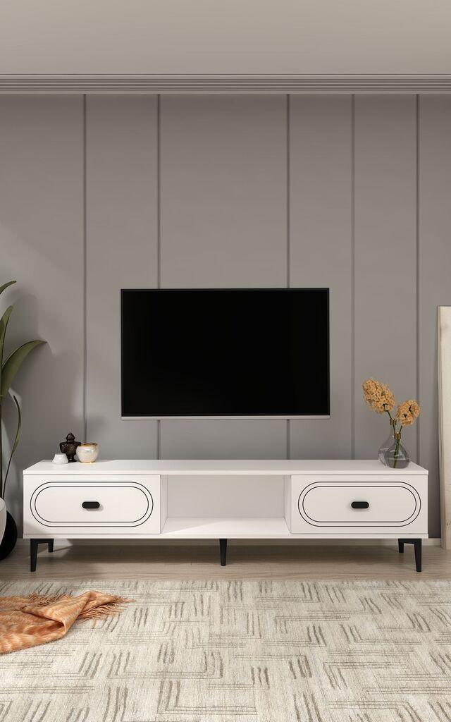 Комода за ТВ Hanah Home Weny, бела