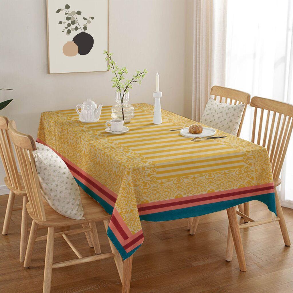 Чаршаф за маса Хермија Asr-tblclt25-13, 140x300 см, шарен