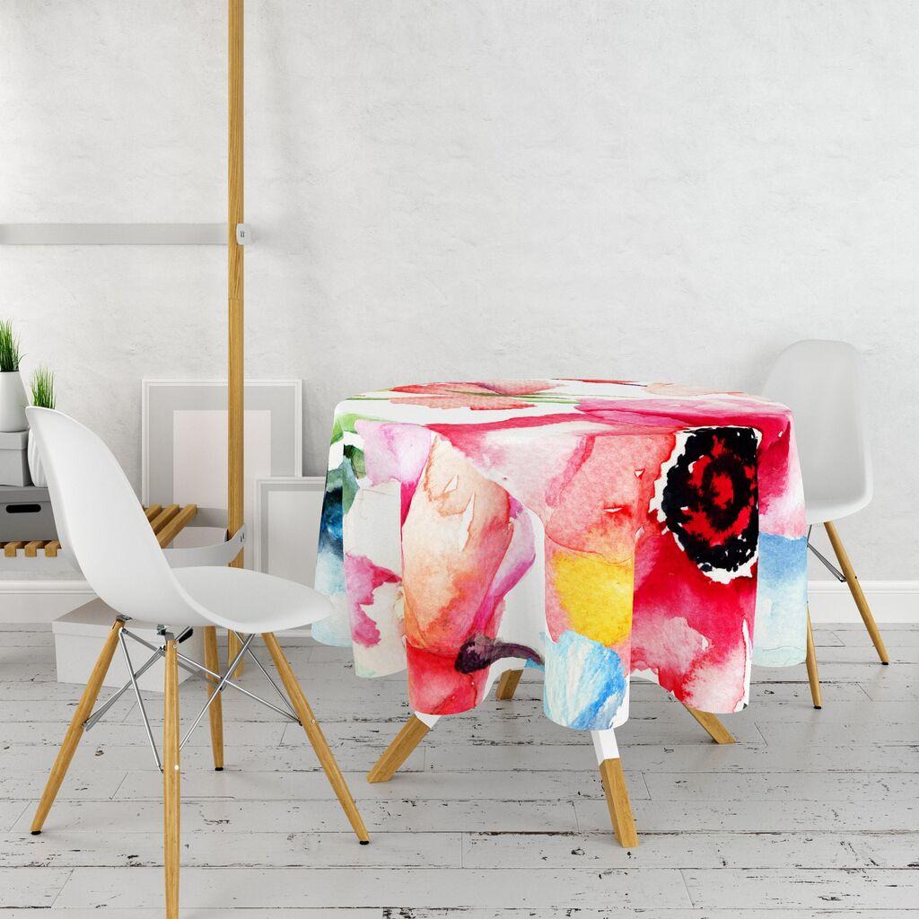 Чаршаф за маса Hermia 16, 160 см, шарен