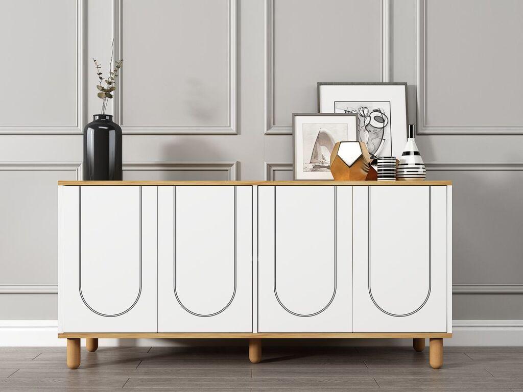 Комода Hanah Home Elaris, бела