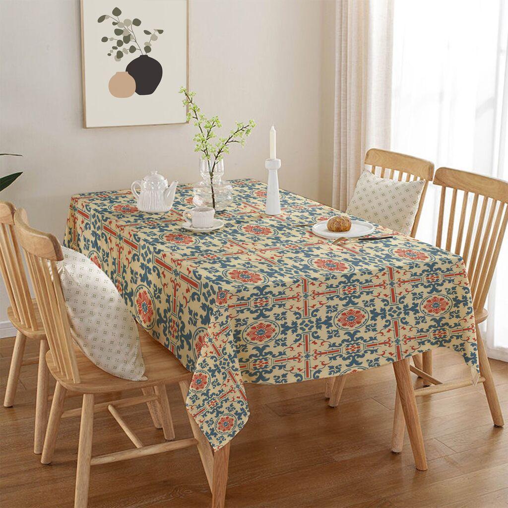 Чаршаф за маса Хермија Asr-tblclt25- 20, 140x140 см, шарен