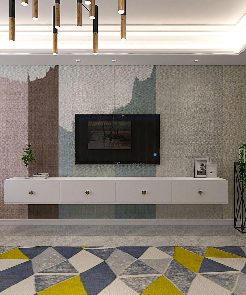 Hanah Home TV комода Zuzu Двоен, бел