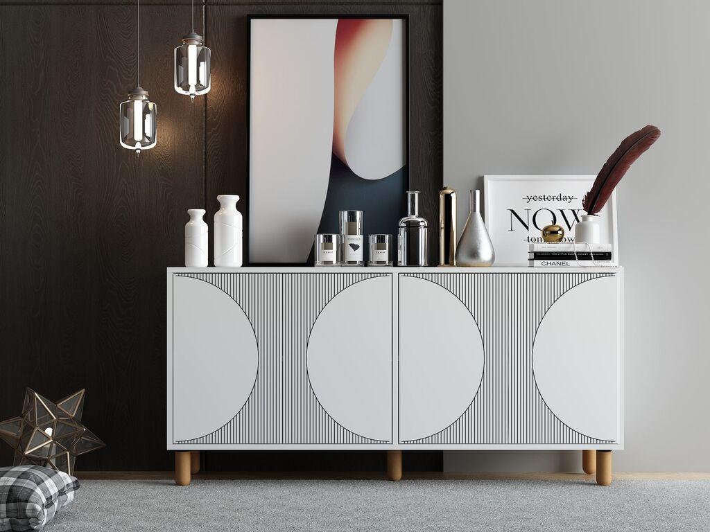 Комода Hanah Home Arventa, бела