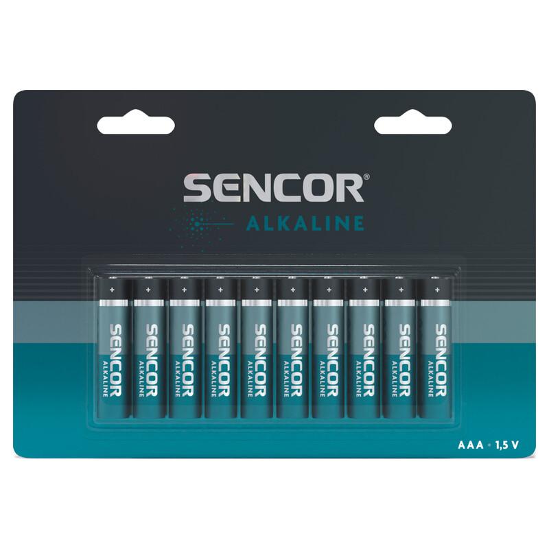 Sencor LR03 AAA 10BP сет алкална батерија, 1,5 V, 10 парчиња