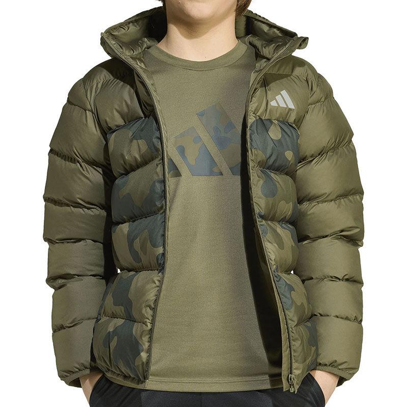 Adidas Јакна за момчиња J SD AOP JKT OLISTR, Зелена