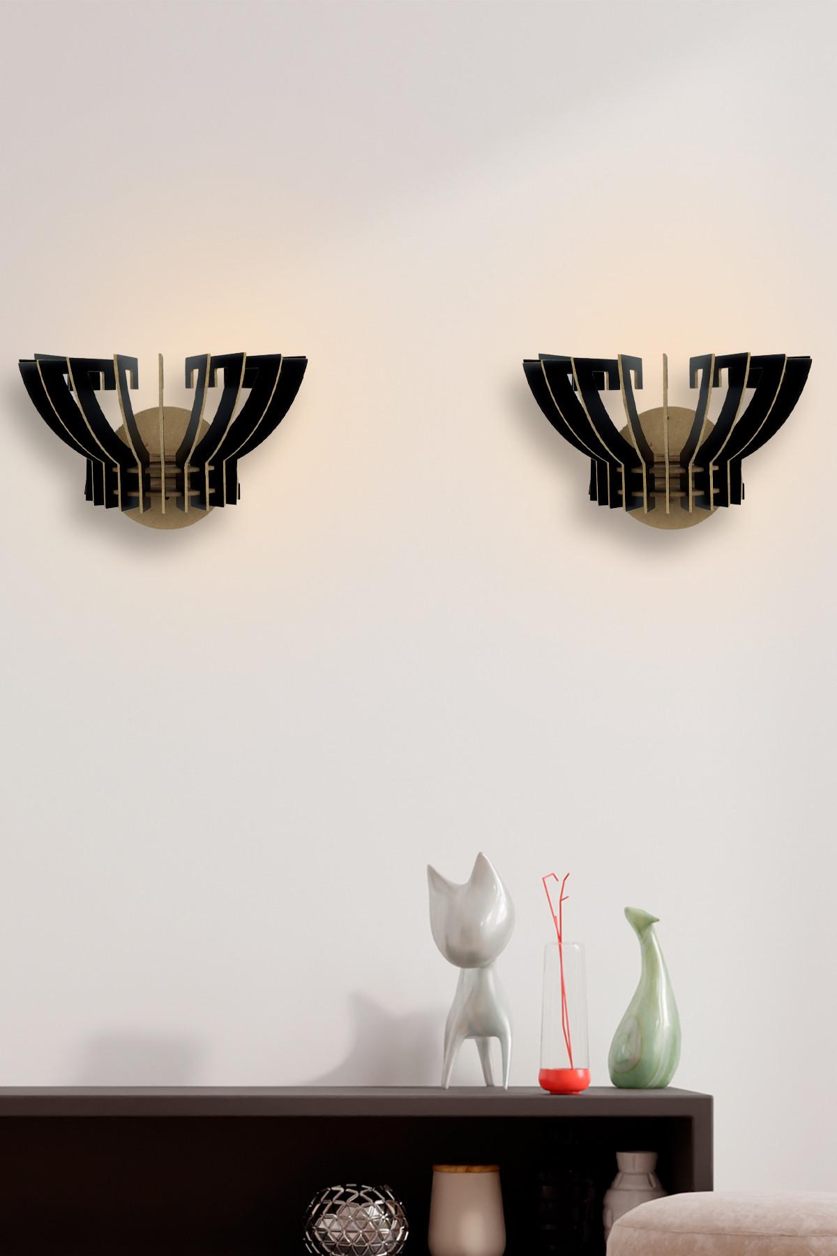 Opviq dzидна светилка E27 Max 40W, црна