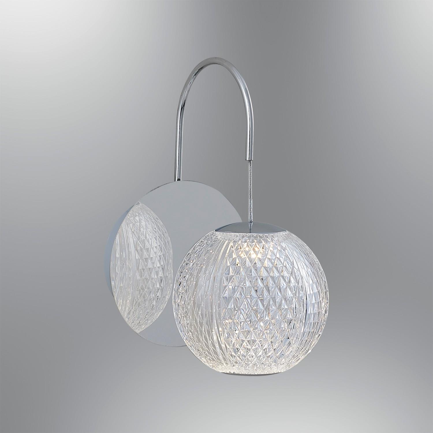 Opviq dzидна светилка 3000K, 5W LED, сива