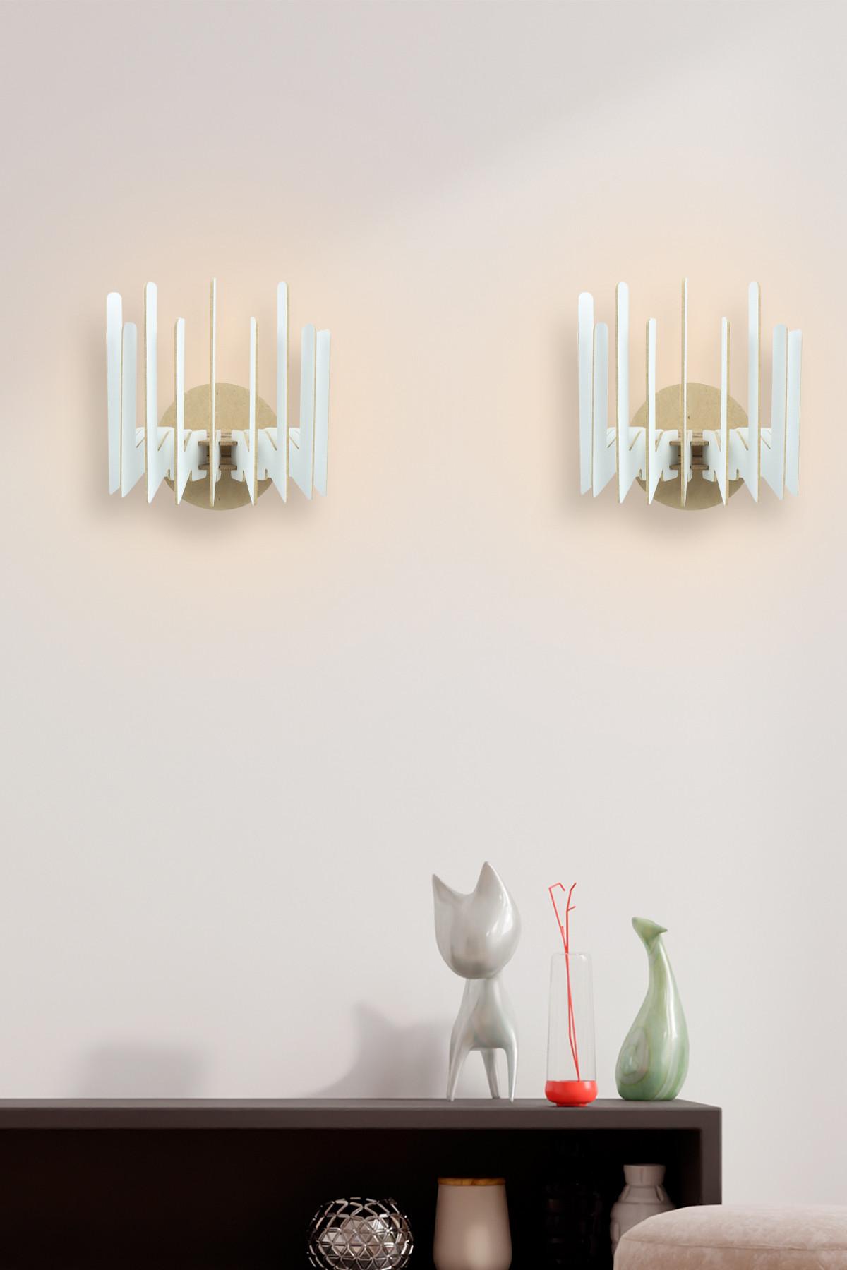 Opviq dzидна светилка E27 Max 40W, бела