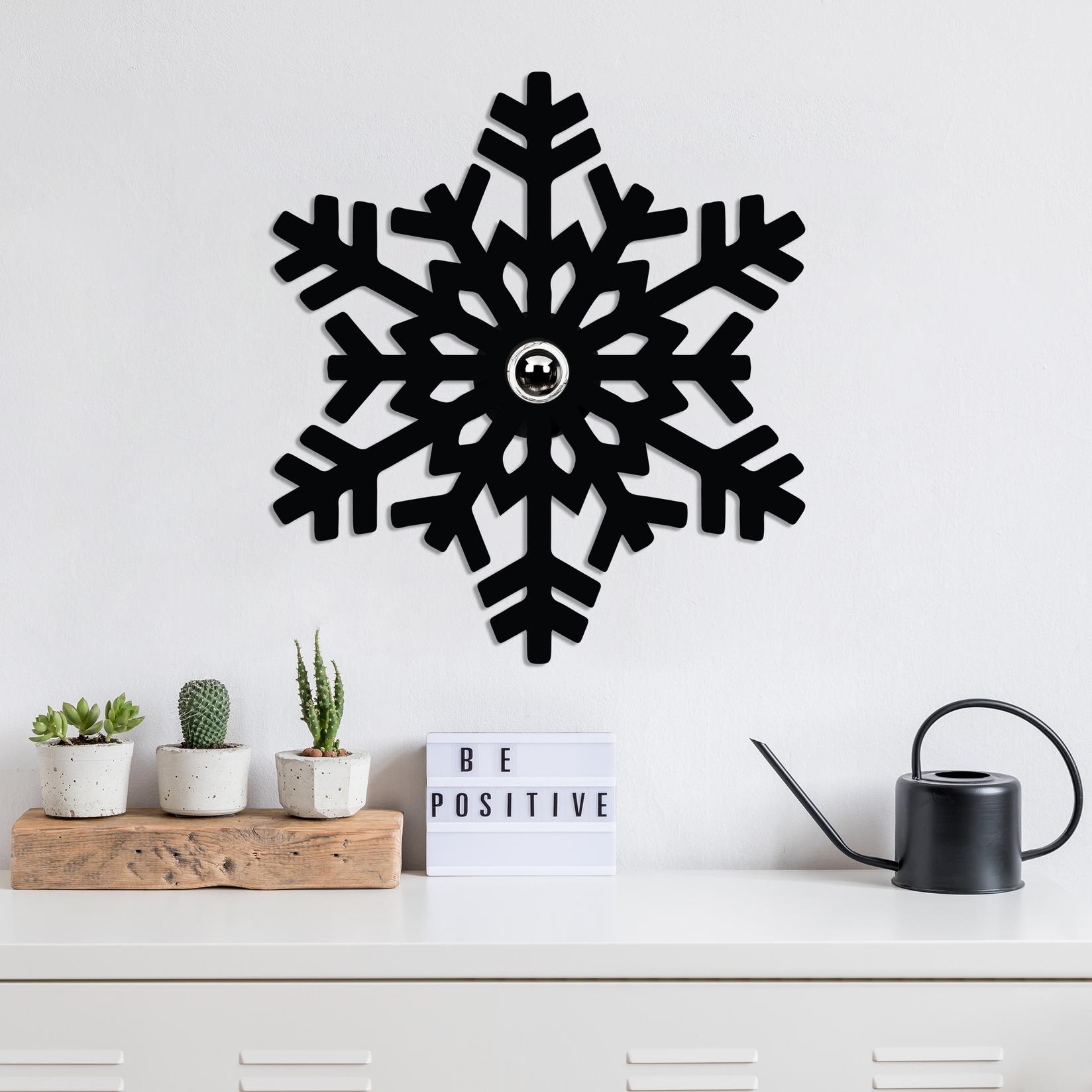 Opviq dzидна светилка E27 со штекер, црна