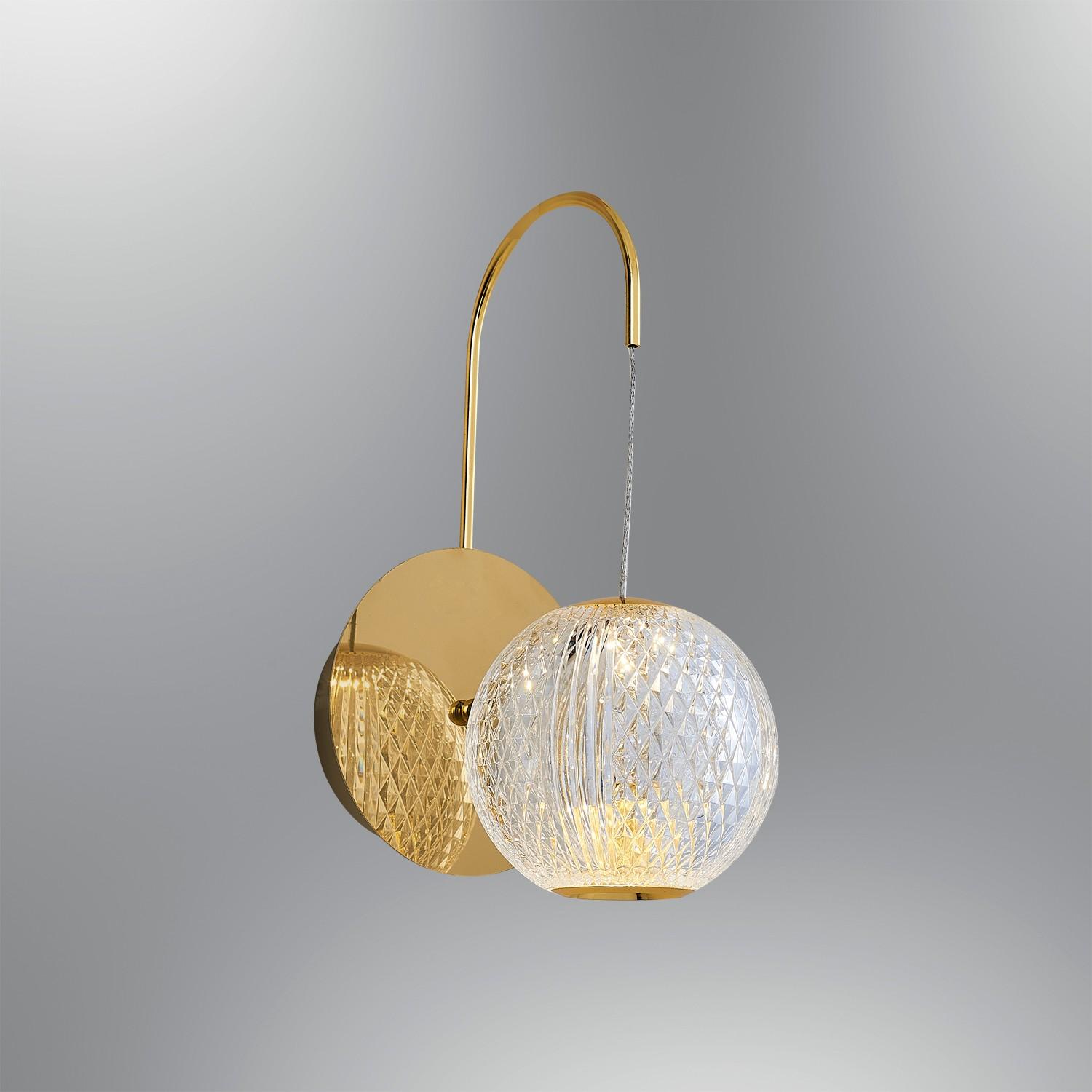 Opviq dzидна светилка 3000K, 5W LED, жолта