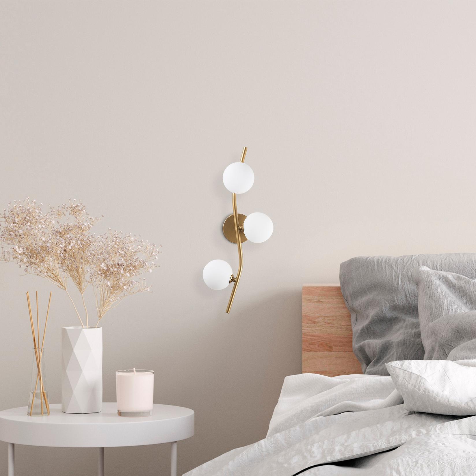 Dzидна светилка Opviq, бронзена