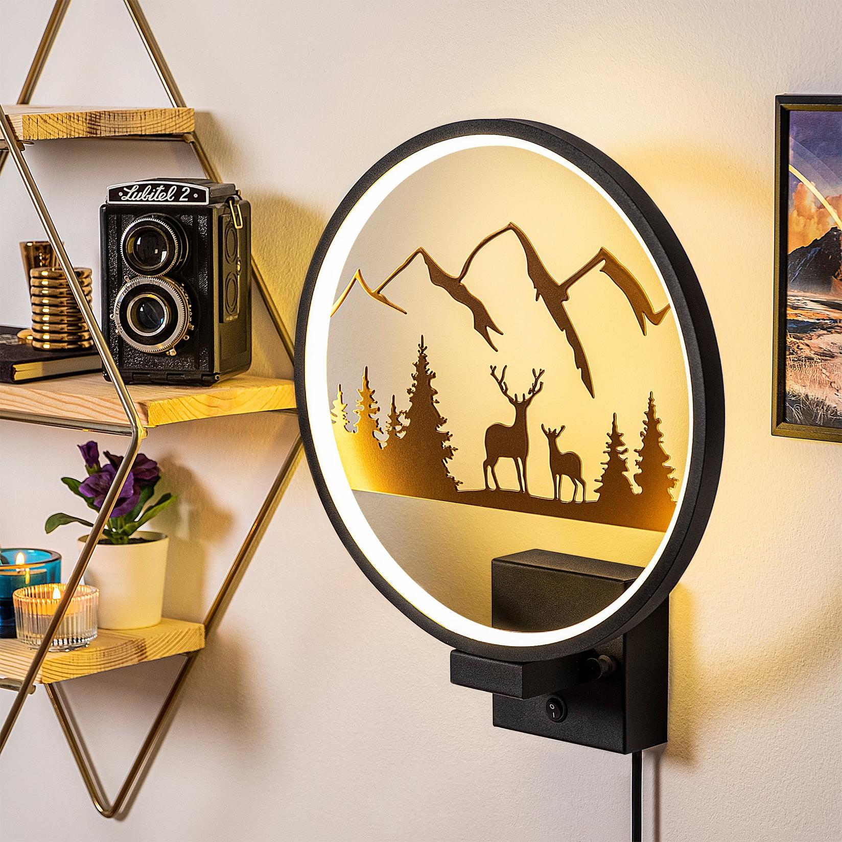 Dzидна ламба Opviq, црна-бакарна