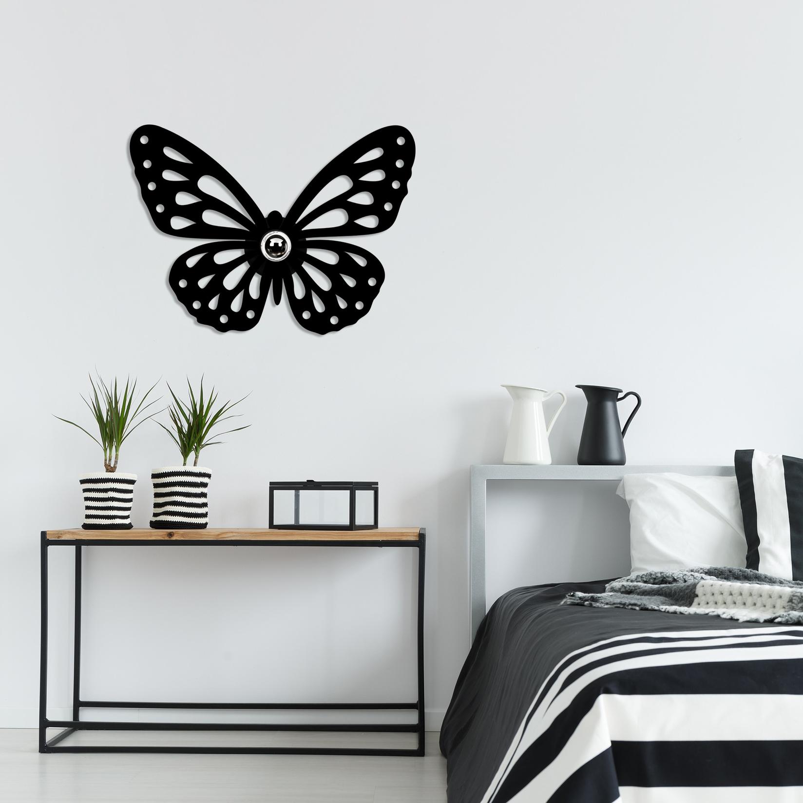 Детска dzидна ламба Opviq со приклучок E27, црна