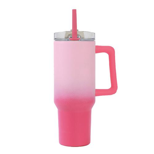 I-TOTAL Чаша, 1200 мл, Travel mug , ID0252, Пастелно Розева