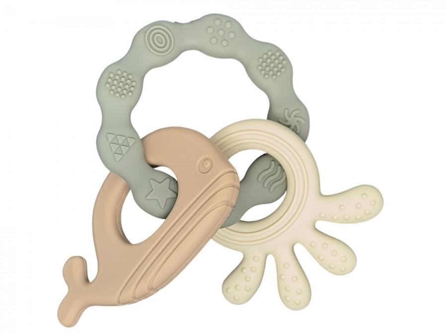 JUNGLE Глодалка силикон октопод кит зелена 3м+ 31001779 jungle