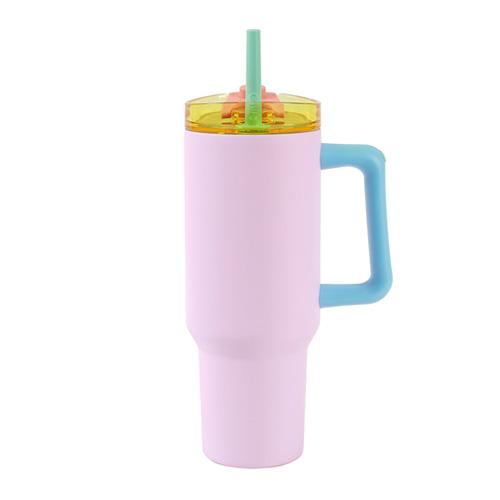 I-TOTAL Чаша , 1200 мл, Travel Mug , ID0249, Розева