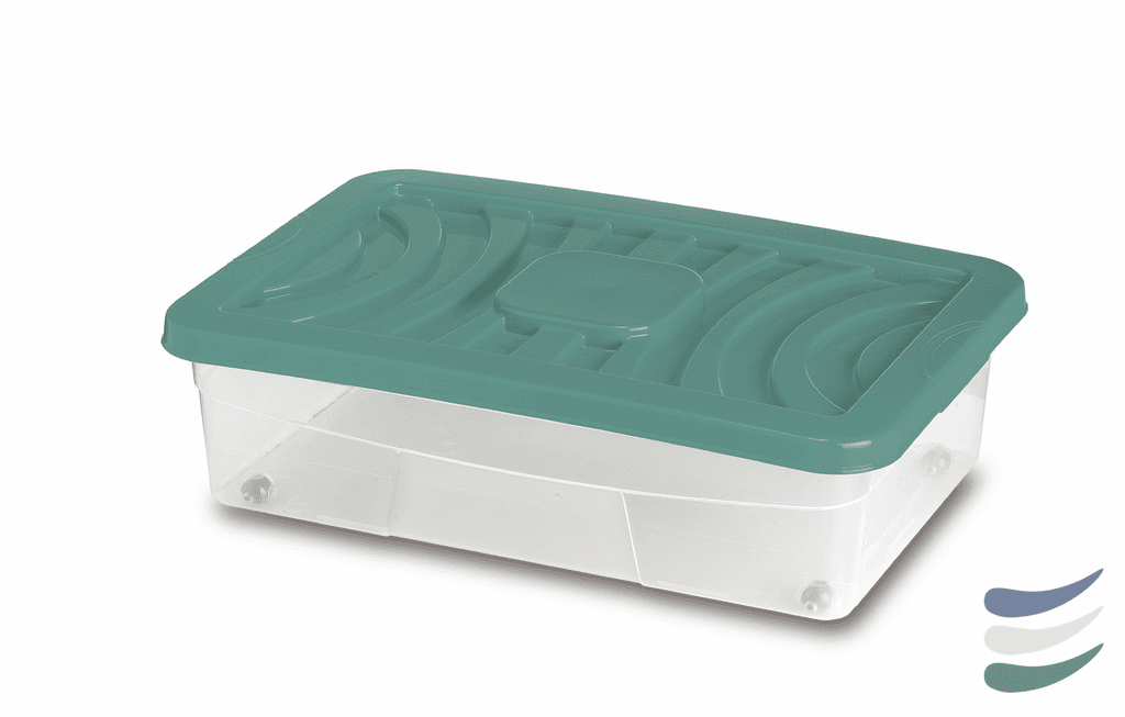 GENSINI Кутија ПВЦ со тркалца 60х40х16,5/30л