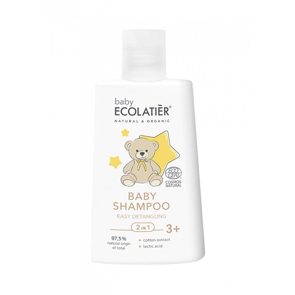 ECOLATIER baby 2 во 1 Шампон за бебиња за лесно рашчешлување 250ml